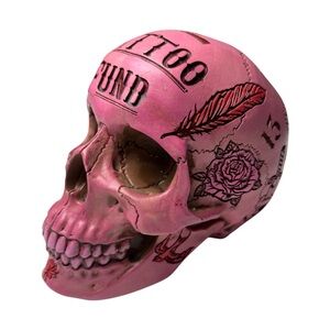 Tattoo Fund Pink Skull Bank